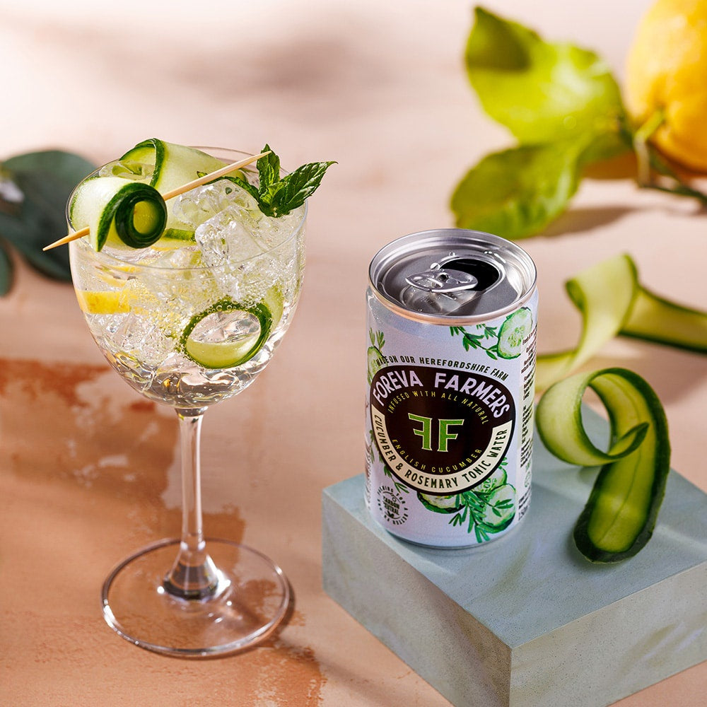 Cucumber & Rosemary Tonic Water