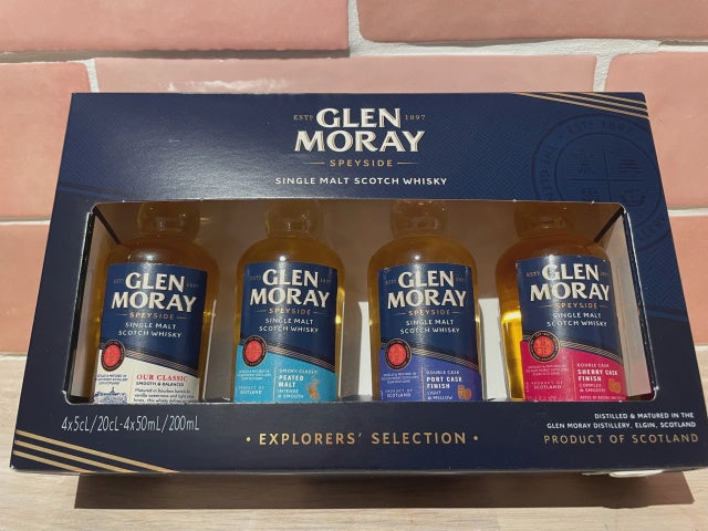 Glen Moray Explorers Selection 5cl Gift Pack