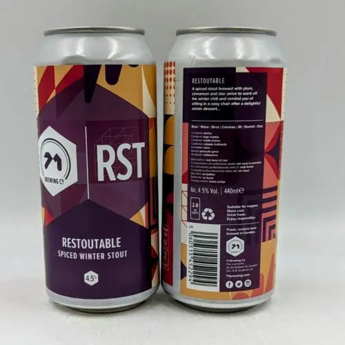 71 Brewing Restoutable Stout