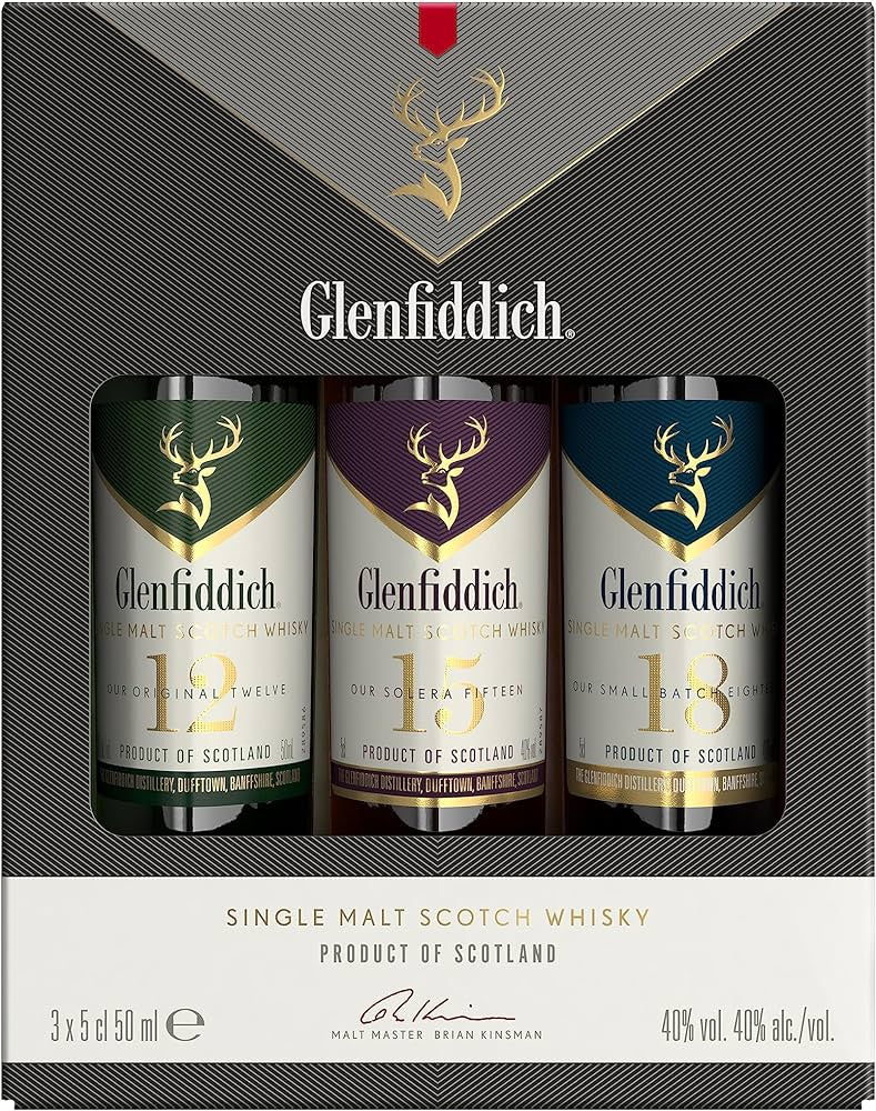 Glenfiddich 3 x 5cl Gift Pack