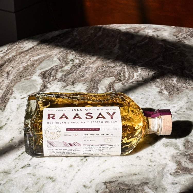 Raasay Single Malt made with Arbikie Barley